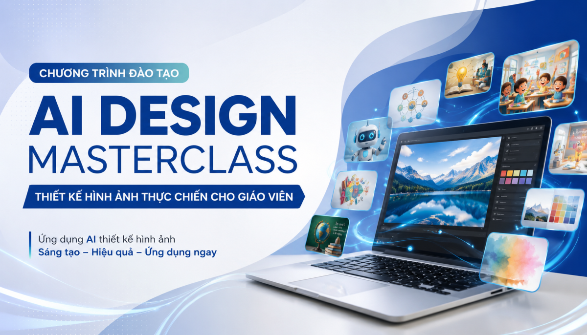 AI Design Masterclass – Thiết kế hình ảnh thực chiến cho giáo viên